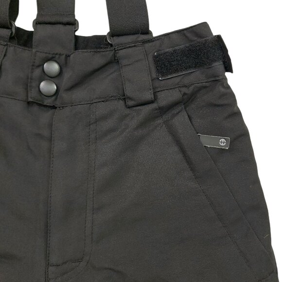 Planet Earth Snow Cargo Pants Kids Small Black Suspenders Warm Insulated Outdoor - Picture 3 of 13